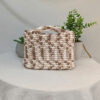 sac crochet harmony blanc marron takiri