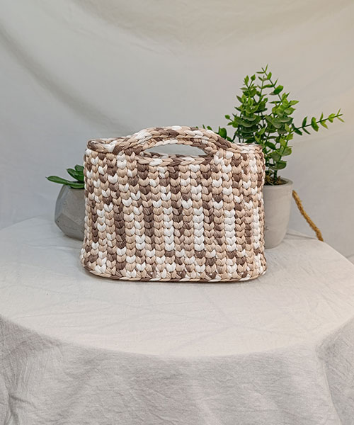 sac crochet harmony blanc marron takiri sac crochet harmony blanc marron takiri