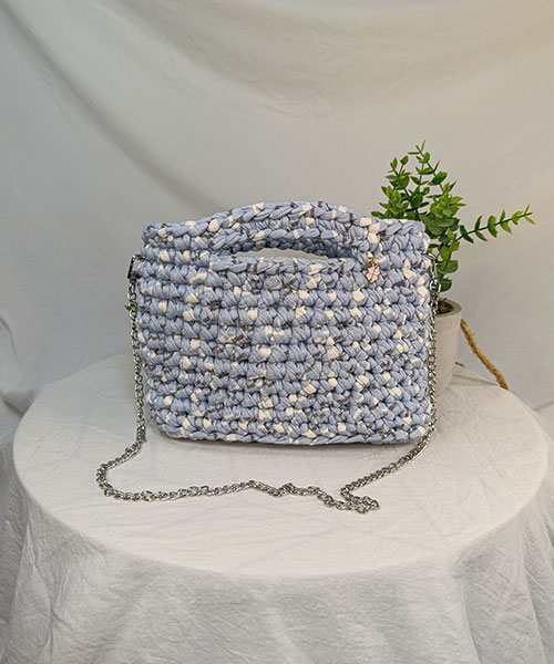 sac crochet harmony bleu pastel blanc takiri sac crochet harmony bleu pastel blanc takiri