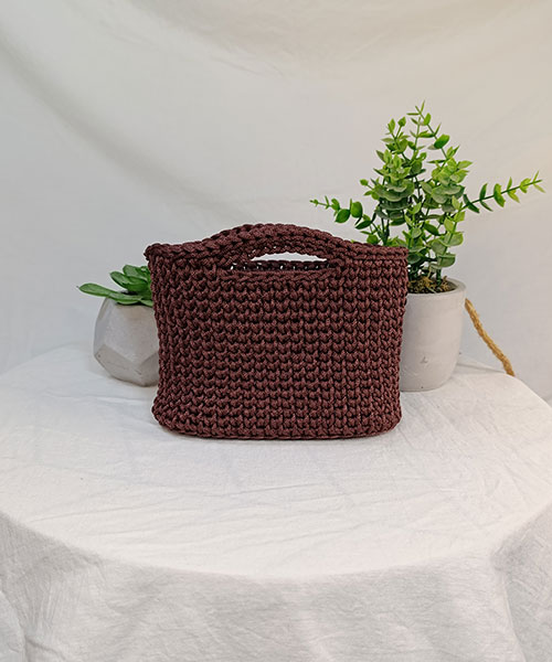 sac crochet harmony marron takiri