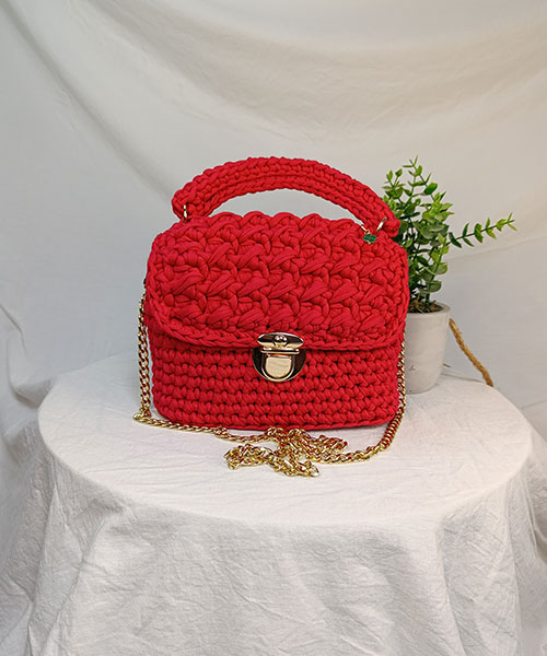 sac crochet love rouge takiri sac crochet love rouge takiri