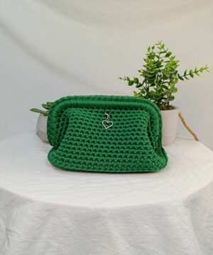 sac crochet mona vert takiri