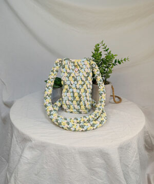 sacoche téléphone crochet infini blanc jaune bleu vert takiri