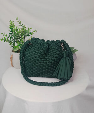 sac crochet carmen vert takiri
