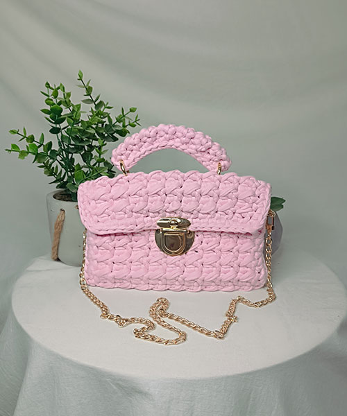 sac crochet elma rose bonbon takiri