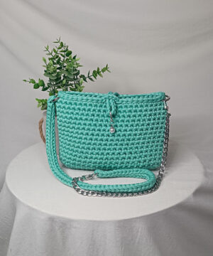 sac crochet lady vert pastel takiri