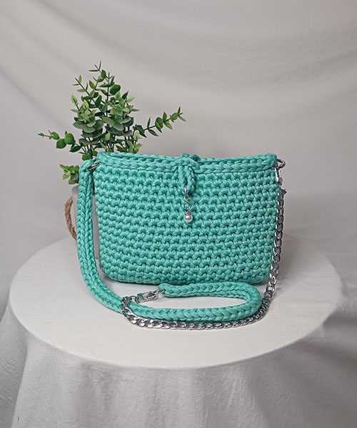 sac crochet lady vert pastel takiri