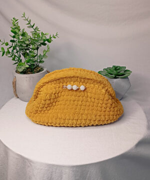 sac crochet mona moutarde pilou pilou takiri