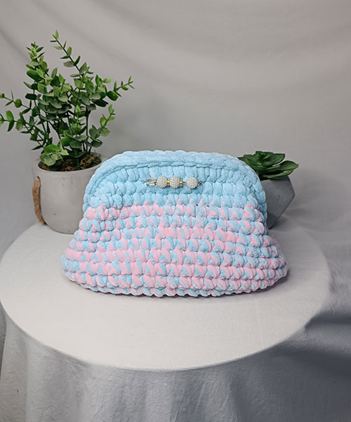 sac crochet mona bleu rose pilou pilou takiri sac crochet mona bleu rose pilou pilou takiri