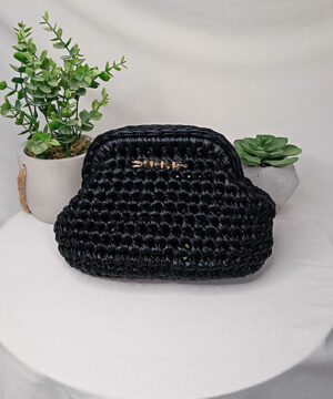 sac crochet mona noir similicuir takiri