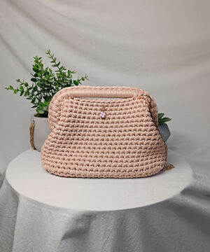 sac crochet mona saumon takiri