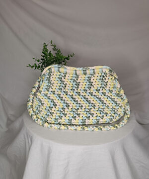 sac crochet mona blanc jaune bleu vert takiri