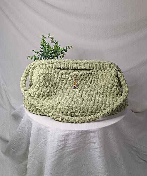 sac crochet mona vert clair pilou pilou xl takiri